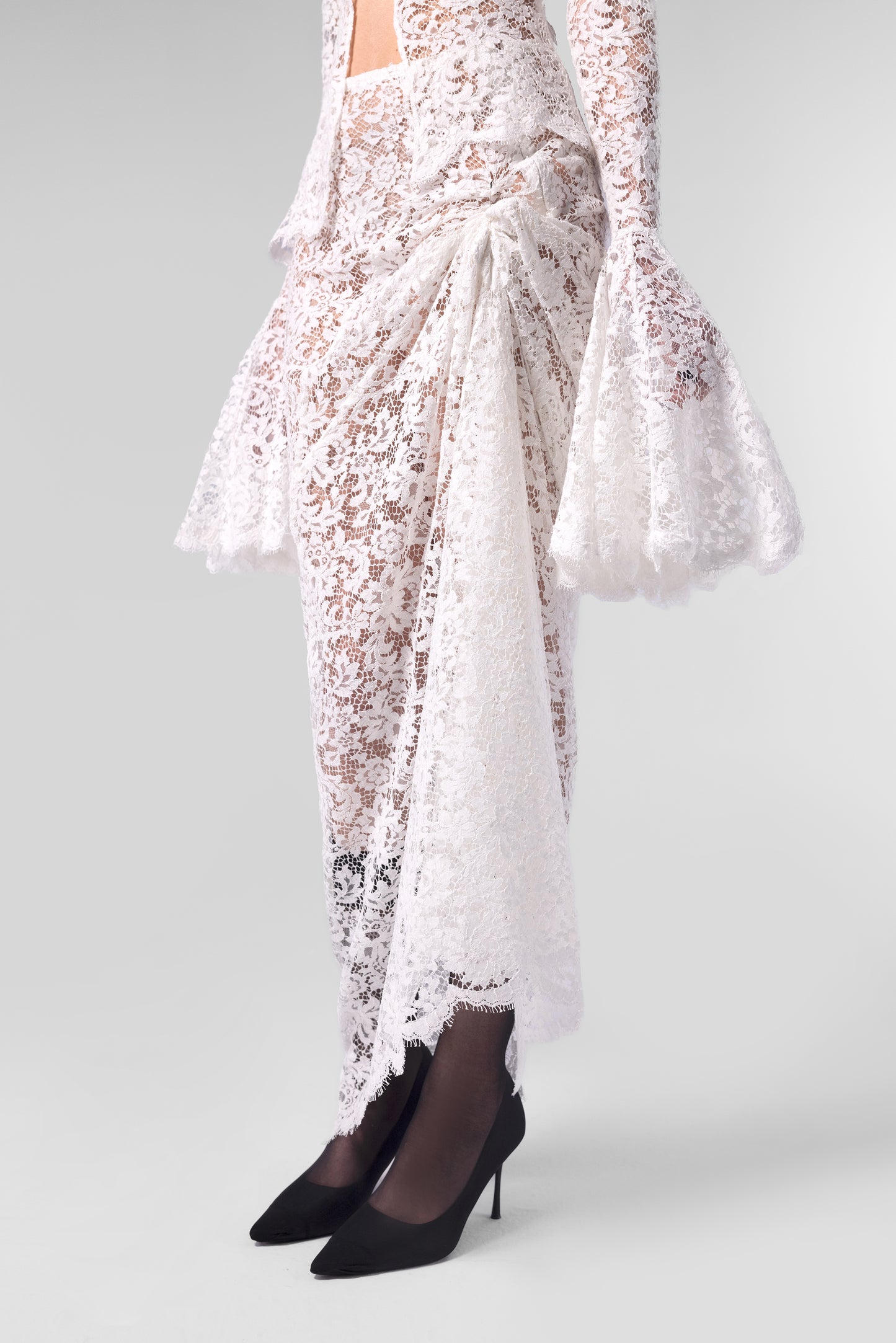 The Alter Black Lace Skirt