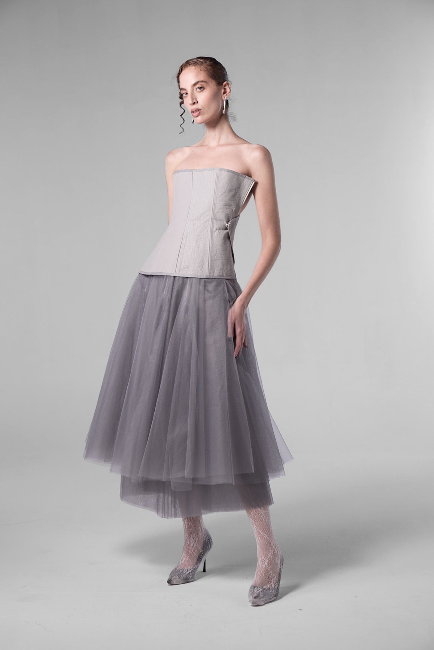 The Black & White Tulle Skirt