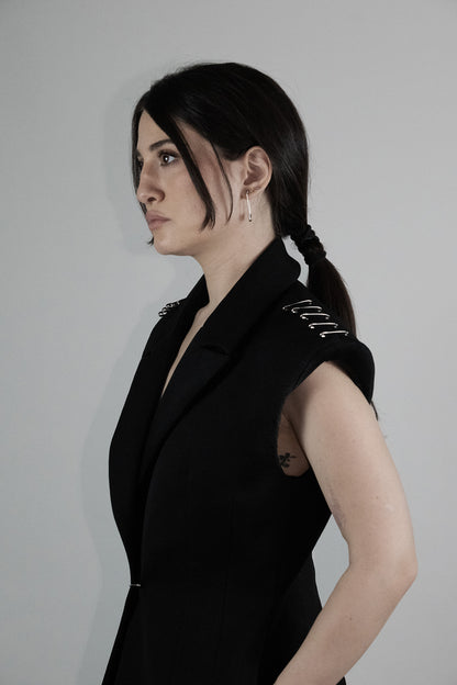 ノースリーブのコスチュームジャケット