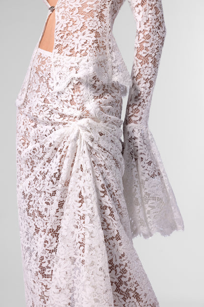 The Alter White Lace Skirt