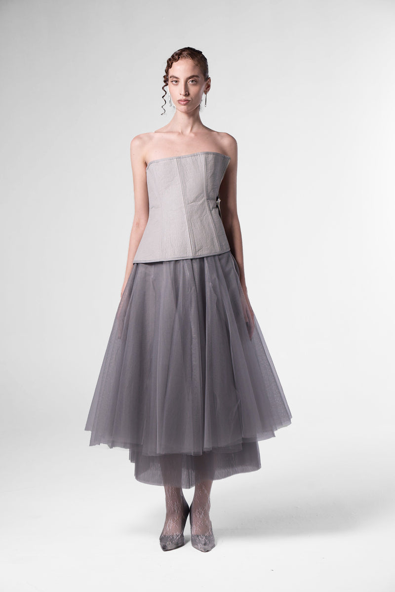 The Gray Tulle Skirt